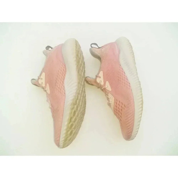 Adidas Womens Alphabounce Em Running Shoes Pink BW1195 Low Top Lace Up Mesh 9 - Picture 6 of 8
